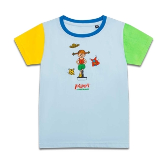 Pippi Langstrumpf - Color-Block - koaa - T-Shirt - Kinder  