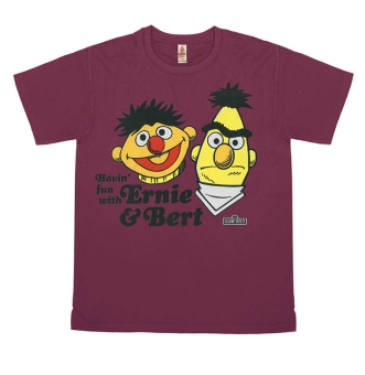 Sesame Street - Ernie & Bert - Havin' Fun - Vintage - Print T-Shirt - Women 