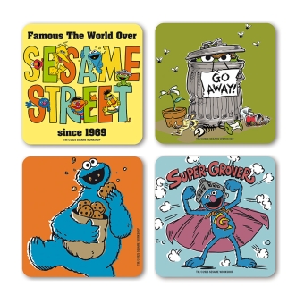Sesame Street - Legendary Characters - Set of 4 - Coasters 