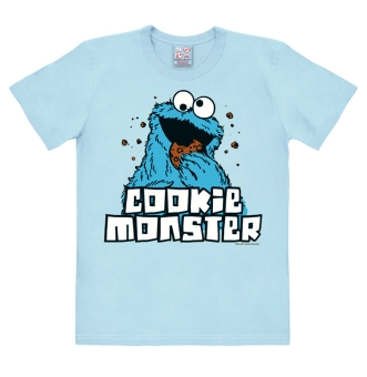Sesame St. - Cookie Monster light blue | M