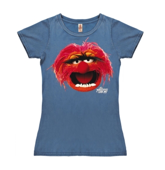 Muppet Show - The Animal - Face - Vintage - Print T-Shirt - Women 