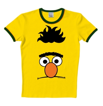 Sesamstrasse - Bert - Gesicht - T-Shirt Print 