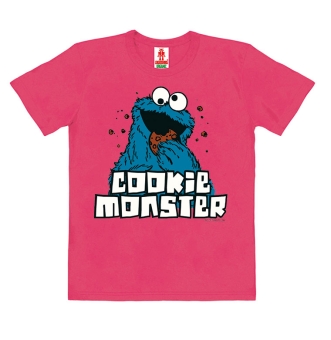 - Street logoshirt Sesame Krümelmonster Print - - - T-Shirt | Bio Kinder