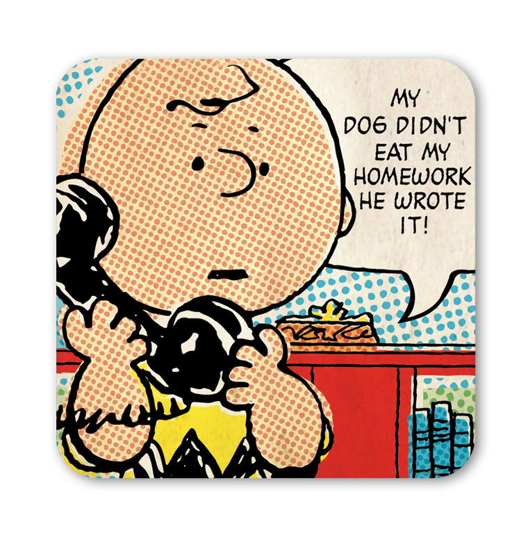 Peanuts - Charlie Brown - Telefon - Untersetzer