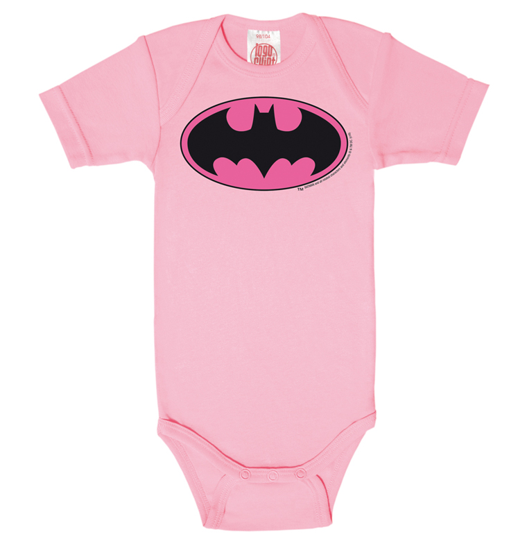Batman Logo PINK DC Comics Baby Body Strampler
