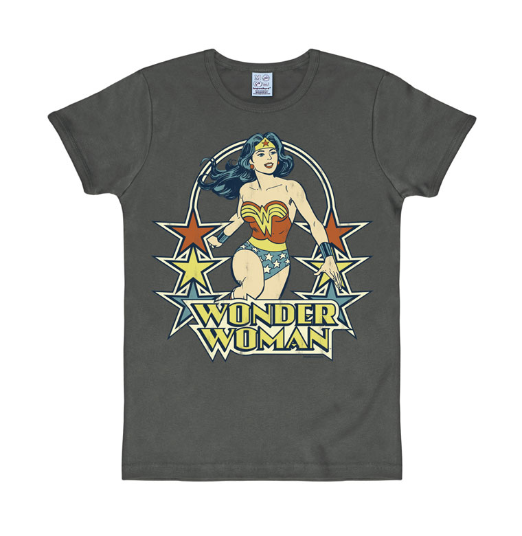 Woman | - Sterne DC logoshirt - T-Shirt - Wonder Comics - Print Damen