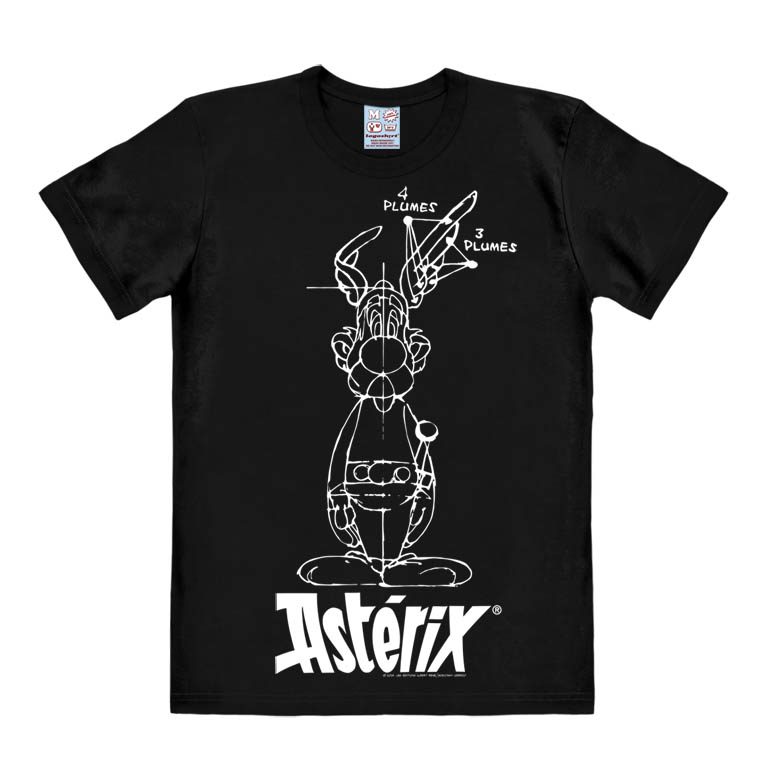 Asterix T-Shirt Asterix Print - & logoshirt - - | Damen Skizze Obelix -