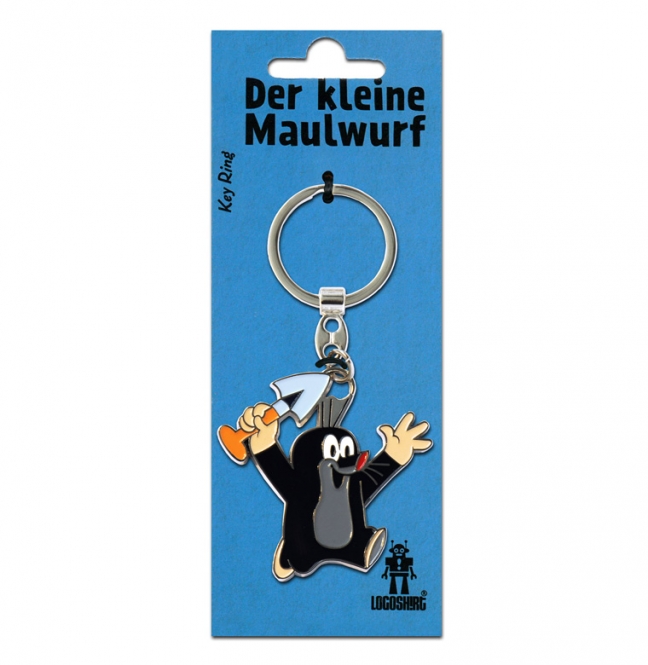 Maulwurf - Metall Schlüsselanhänger | Maulwurf Juhu kleine - - Der logoshirt