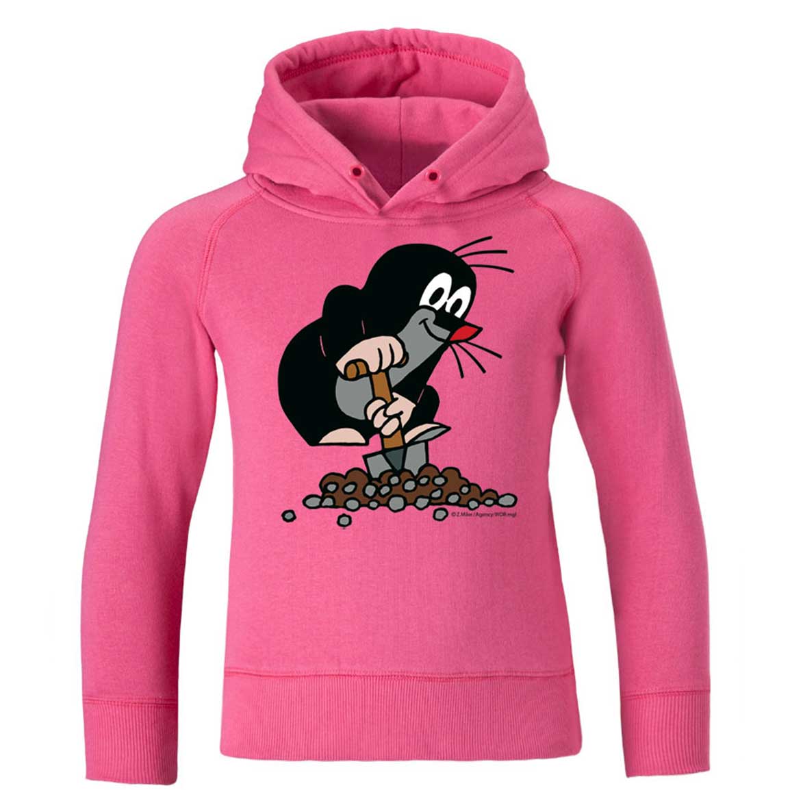 Der Kleine Maulwurf - Hügel - Kapuzenpullover - Hoodie Print - Kinder