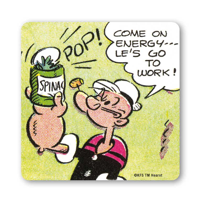 Popeye der Seemann - Come On Energy - Untersetzer