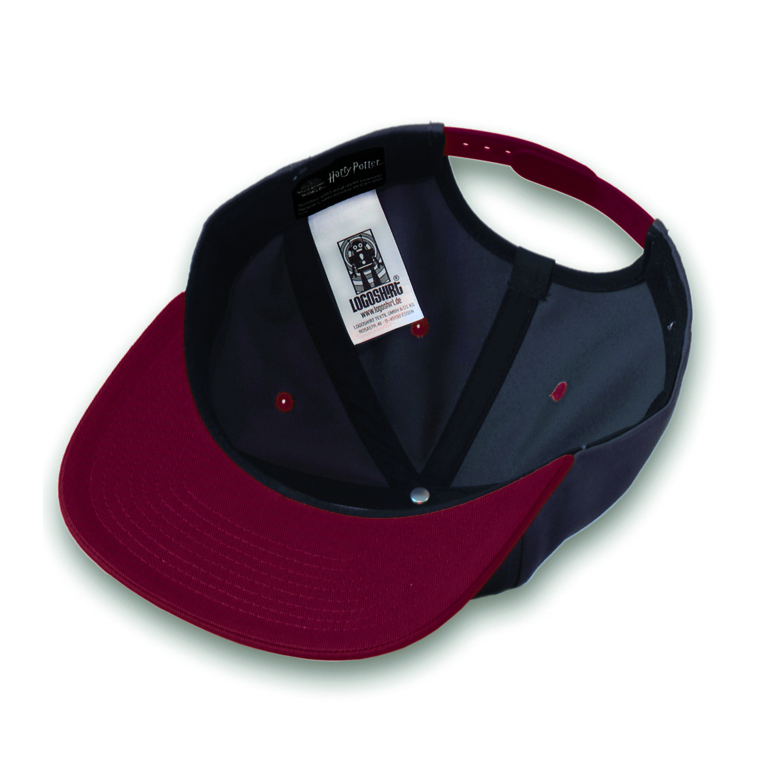 Logoshirt Harry Potter Hogwarts Express Snapback Cap - Grey/Red, Embroidered, Adjustable (Official Licensed)